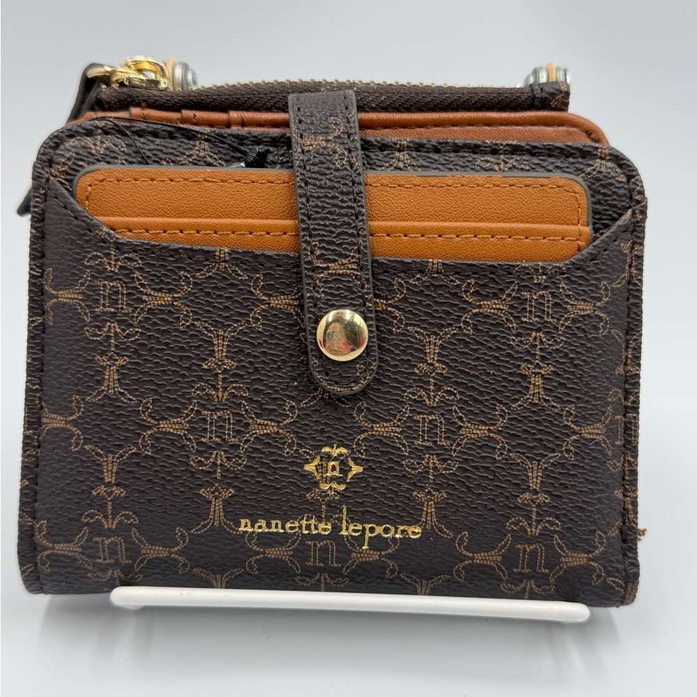 Nanette Lepore Elegant Brown and Tan Wallet